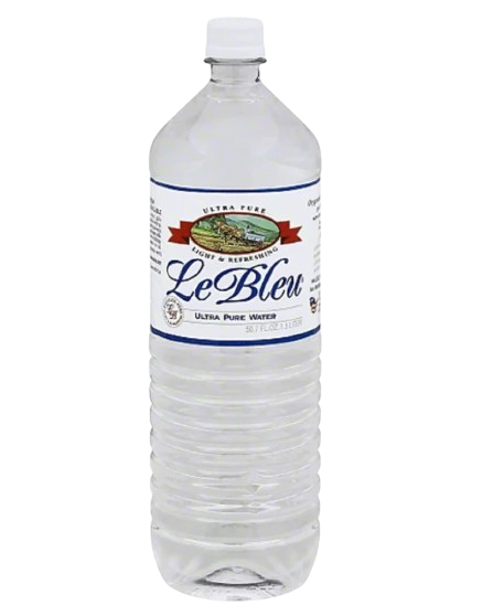 1.5 Liter Le Bleu Bottles-12 Pack